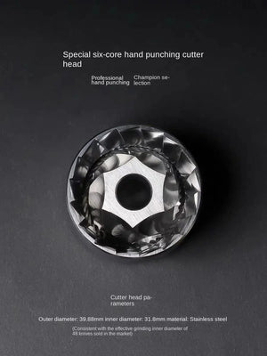 Planet Gates 1Zpresso ZP6 Hand-cranked Bean Grinder Hand-brewed Espresso Portable Coffee Mill Adustable 7core Burr 48mm Spice Grinder