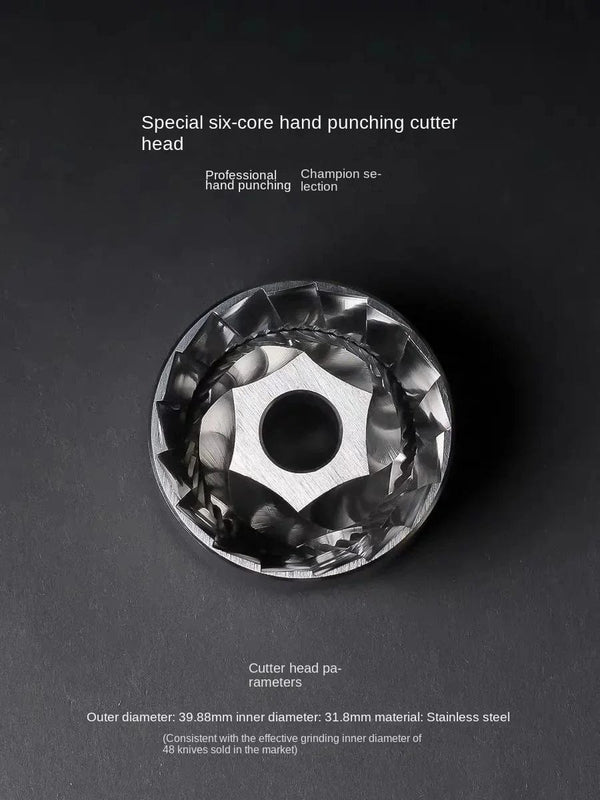 Planet Gates 1Zpresso ZP6 Hand-cranked Bean Grinder Hand-brewed Espresso Portable Coffee Mill Adustable 7core Burr 48mm Spice Grinder