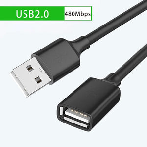 Planet Gates 2.0 Male to Female / 5 m 5m-0.5m USB to USB Extension Cable USB A Male to Female USB 3.0 2.0 Extender For Radiator Hard Disk TV Box USB Cable Extension