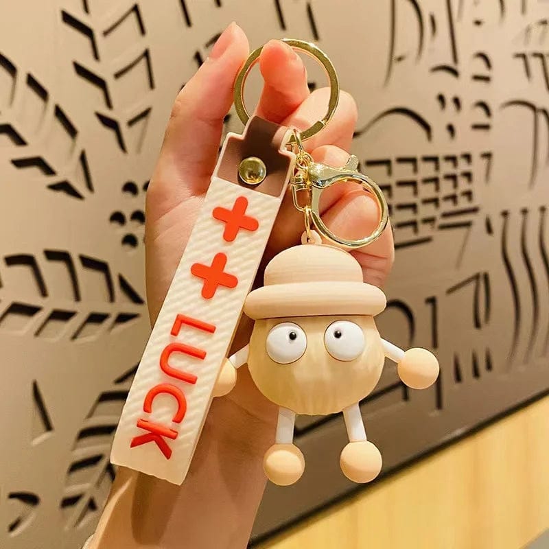 Planet Gates 18 colors Cute Mink Fur lanyard Briquettes Keychain Car KeyRing Pendant Plush School Bag Pendant Gift kawaii backpack keychains