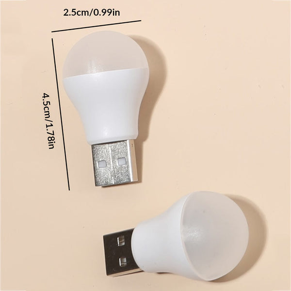 Planet Gates 2/3/5pcs Mini USB Light Bulb, Small Night Light With Unique Design, Portable Lighting Bulb Night Light