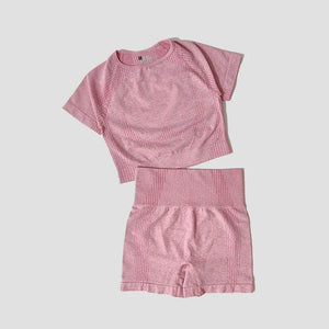 Planet Gates 2/3/5PCS Seamless Women Yoga Set Workout Sportswear Gym Clothing Fitness Long Sleeve Crop Top High Waist Leggings Sports Suits