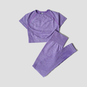 Planet Gates 2/3/5PCS Seamless Women Yoga Set Workout Sportswear Gym Clothing Fitness Long Sleeve Crop Top High Waist Leggings Sports Suits