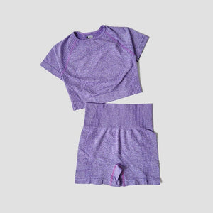 Planet Gates 2/3/5PCS Seamless Women Yoga Set Workout Sportswear Gym Clothing Fitness Long Sleeve Crop Top High Waist Leggings Sports Suits