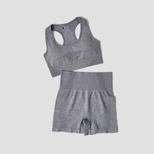 Planet Gates 2/3/5PCS Seamless Women Yoga Set Workout Sportswear Gym Clothing Fitness Long Sleeve Crop Top High Waist Leggings Sports Suits