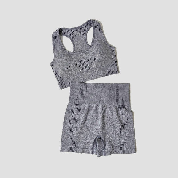 Planet Gates 2/3/5PCS Seamless Women Yoga Set Workout Sportswear Gym Clothing Fitness Long Sleeve Crop Top High Waist Leggings Sports Suits