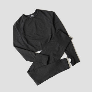 Planet Gates 2/3/5PCS Seamless Women Yoga Set Workout Sportswear Gym Clothing Fitness Long Sleeve Crop Top High Waist Leggings Sports Suits