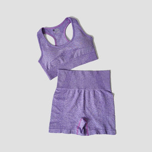 Planet Gates 2/3/5PCS Seamless Women Yoga Set Workout Sportswear Gym Clothing Fitness Long Sleeve Crop Top High Waist Leggings Sports Suits