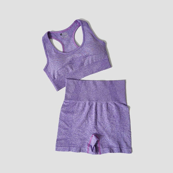 Planet Gates 2/3/5PCS Seamless Women Yoga Set Workout Sportswear Gym Clothing Fitness Long Sleeve Crop Top High Waist Leggings Sports Suits