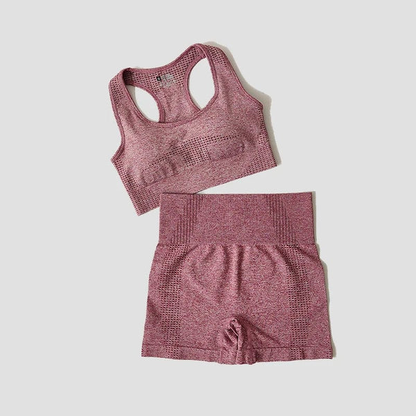 Planet Gates 2/3/5PCS Seamless Women Yoga Set Workout Sportswear Gym Clothing Fitness Long Sleeve Crop Top High Waist Leggings Sports Suits