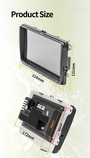 Planet Gates 2+32G / Poland 9" Car Radio Android 12 for VW Passat 6 7 CC Polo GOLF 5 6 Touran T5 WiFi GPS Navigation BT WiFi Split Screen Head Unit FM Radio