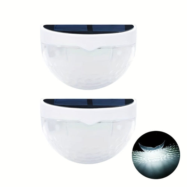 Planet Gates 2/4/6pcs Solar Fence Lights, Solar Deck Lights, Solar Wall Lights, Solar Wall-mounted Lights, Outdoor Waterproof Fence Deck Garden Garage Ladder Lighting