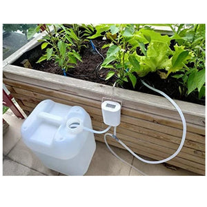 Planet Gates 2/4/8 Head Automatic Watering Pump Controller Flowers Plants Home Sprinkler Drip Irrigation Device Pump Timer System Garden Tool