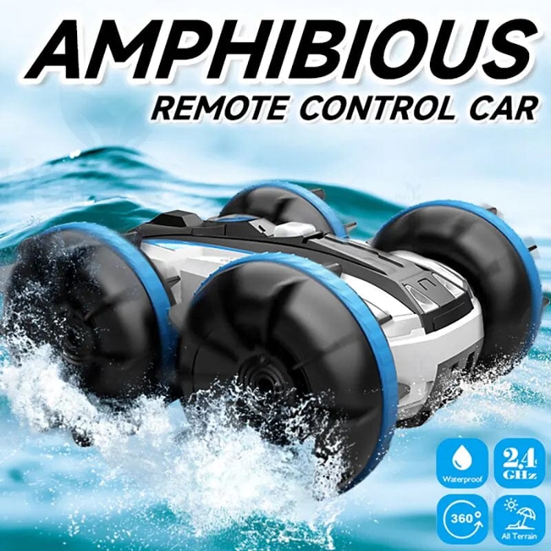Planet Gates 2.4G Amphibious Stunt Remote Control Vehicle Double Sided Tumbling Climbing RC Stunt Car Children's Electric Toy Christmas Gifts