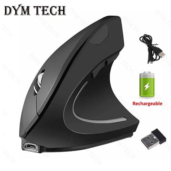 Planet Gates 2.4G Recharge Vertical Ergonomic Gaming Mouse Wireless Rechargeable Gamer Mause Kit Optical 2.4G Mouse Computer PC Laptop Desktop USB Mice
