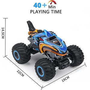 Planet Gates 2.4G Remote Control Cars Monster Truck RC Car Electric Trucks Stunt Cars with Light Sound Spray Toys for Boys Kids Children Gift