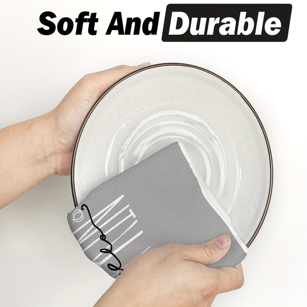 Planet Gates 2/4pcs, Microfiber Scouring Pad, Square Halloween Theme Dish Towels, Simple Style Dish Cloth, Cleaning Cloth For Sink Or Kitchen Stove, Antibacterial Washable Cleaning Brush, Kitchen Stuff, Thanksgiving Theme Decor