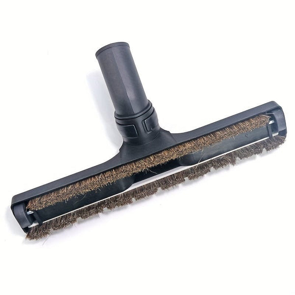 Planet Gates 2.54-2.54/10.16cm Floor Brush With Wheels Replacement For Vacuum Hardwood Floor Brush Horsehair 1 1/4" 32mm Universal Vacuum Cleaner Brush 360 Degrees Swivel Head Fit For Bissell, Eureka, Royal, Dirt Devil, Electrolux, Panasonic, Kenmore, Shop Vac, Oreck 12" Wide