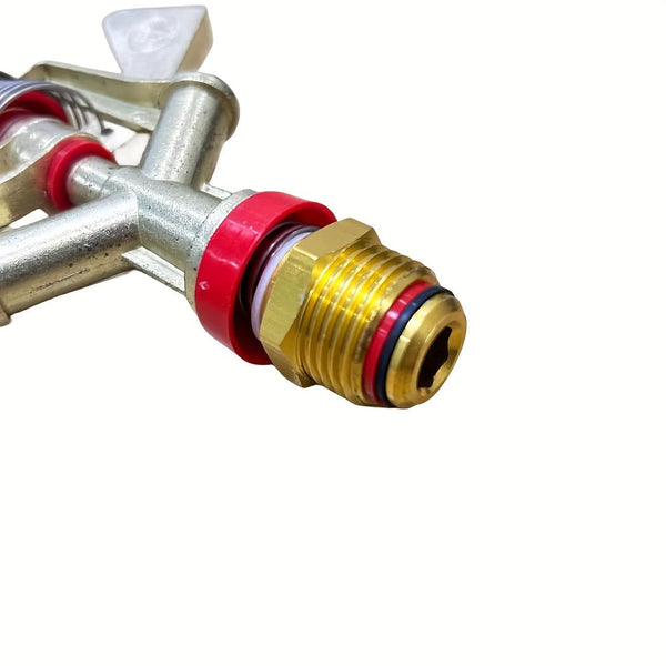 Planet Gates 2.54/5.08cm / Yellow 1pc, 1/2" Alloy Impact Sprinkler Adjustable 0-360Degree, Rotation Water Sprinkler Head For Garden Irrigation