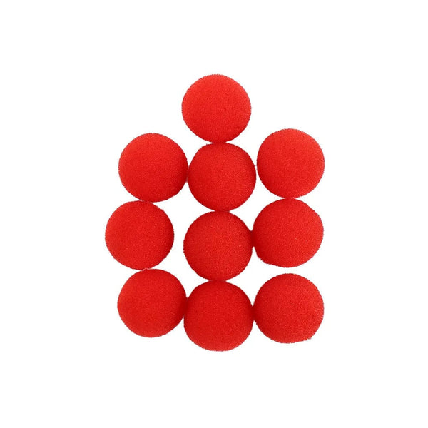 Planet Gates 2.5cm 10 PCS 2.5/3.5/4.5cm Finger Sponge Ball Magic Tricks Classical Magician Illusion Comedy Close-up Stage Card Magic Accessories