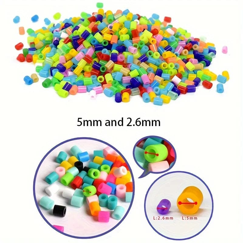Planet Gates 2.6mm Perler Hama beads Set 3D Puzzle Iron Beads Toy Kids Creative Handmade Craft DIY Gift fuse beads Have large pegboard