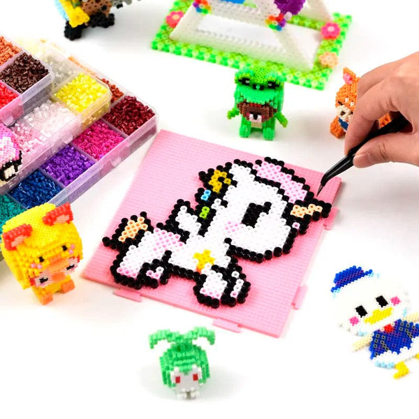 Planet Gates 2.6mm Perler Hama beads Set 3D Puzzle Iron Beads Toy Kids Creative Handmade Craft DIY Gift fuse beads Have large pegboard