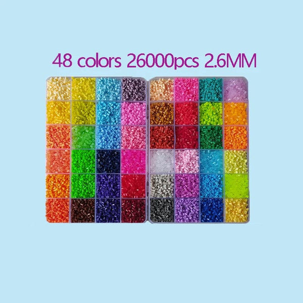 Planet Gates 2.6mm Perler Hama beads Set 3D Puzzle Iron Beads Toy Kids Creative Handmade Craft DIY Gift fuse beads Have large pegboard