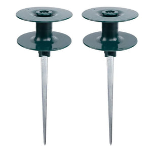 Planet Gates 2/6pcs Garden Hose Guide Smooth Roller Guide Resin Wheel With Zinc Metal Spike Hose Reels Watering Equipment Accessories