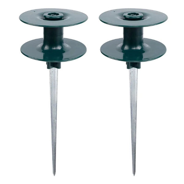 Planet Gates 2/6pcs Garden Hose Guide Smooth Roller Guide Resin Wheel With Zinc Metal Spike Hose Reels Watering Equipment Accessories