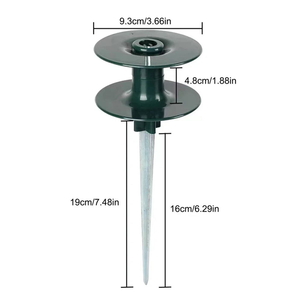 Planet Gates 6pcs / CHINA 2/6pcs Garden Hose Guide Smooth Roller Guide Resin Wheel With Zinc Metal Spike Hose Reels Watering Equipment Accessories