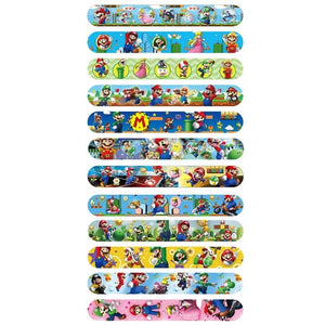 Planet Gates 2 a set of 12 Sonic The Hedgehog Wrist Strap Children Clap Ring Slap Bracelets Kids Snapping Rings Toy Party Product Children's Birthday Gifts