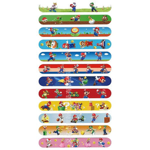 Planet Gates 2 a set of 12 Sonic The Hedgehog Wrist Strap Children Clap Ring Slap Bracelets Kids Snapping Rings Toy Party Product Children's Birthday Gifts