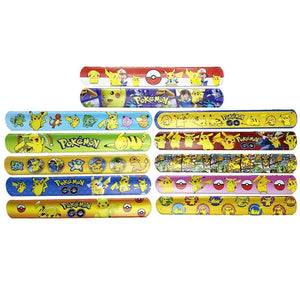 Planet Gates 2 a set of 12 Sonic The Hedgehog Wrist Strap Children Clap Ring Slap Bracelets Kids Snapping Rings Toy Party Product Children's Birthday Gifts