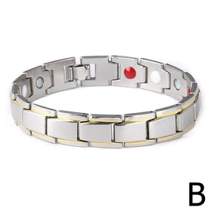 Planet Gates 2 / CN Stainless Steel Magnetic Bracelets for Arthritis Pain Relief Therapy Elastic Bangle Bracelet Jewelry Health Slimming Weight H9I4