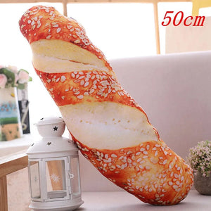 Planet Gates 2 Creative Simulational Plush Bread Burger Shape Pillow Funny Food Nap Pillow And Cushion Kids Toy Birthday Gift 50cm/55cm