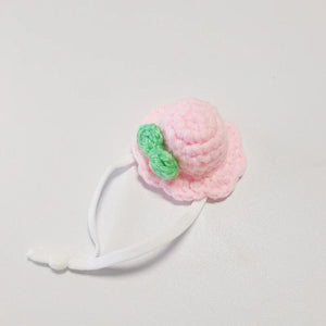 Planet Gates 2 Cute Handmade Knitted Hat Hamster Decoration Chipmunk Guinea Pig Hamster Accessories Hamster Toy Hamster Supplies Small Pet Hat