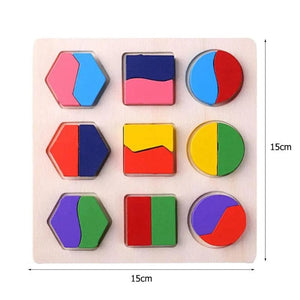 Planet Gates 2 DengFen Cartoon Wooden Small Beaded Children Early Education Baby Puzzle 0-1-3 Years Old Wooden Beaded Building Block Toys