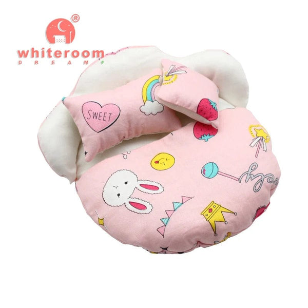 Planet Gates 2 dolls / CHINA Ob11 Bjd Doll Accessories Bed Bodysuit Obitsu 11 Clothes Dolls For Girls Boy Toys Baby Kawaii Anime Toy items Pajama Miniature