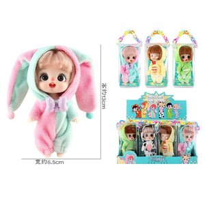Planet Gates 2 dolls / CHINA Ob11 Bjd Doll Accessories Bed Bodysuit Obitsu 11 Clothes Dolls For Girls Boy Toys Baby Kawaii Anime Toy items Pajama Miniature