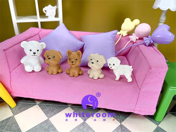 Planet Gates 2 dolls / CHINA Ob11 Bjd Doll Accessories Bed Bodysuit Obitsu 11 Clothes Dolls For Girls Boy Toys Baby Kawaii Anime Toy items Pajama Miniature