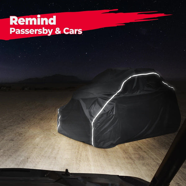 Planet Gates 2 Doors UTV 210D Oxford Cloth Protect Utility Vehicle Storage Cover from Rain Dirt Rays-Reflective for Can Am Maverick X3