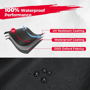 Planet Gates 2 Doors UTV 210D Oxford Cloth Protect Utility Vehicle Storage Cover from Rain Dirt Rays-Reflective for Can Am Maverick X3