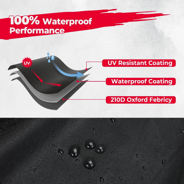 Planet Gates 2 Doors UTV 210D Oxford Cloth Protect Utility Vehicle Storage Cover from Rain Dirt Rays-Reflective for Can Am Maverick X3