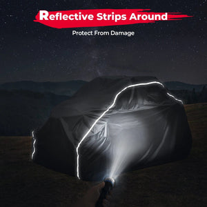 Planet Gates 2 Doors UTV 210D Oxford Cloth Protect Utility Vehicle Storage Cover from Rain Dirt Rays-Reflective for Can Am Maverick X3