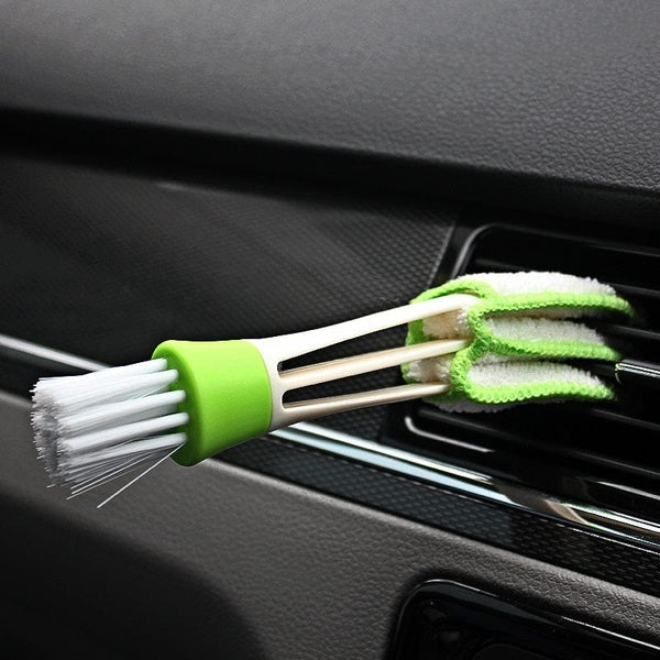 Planet Gates 2-in-1 Air Conditioning Outlet Vent Brush Internal Cleaning Tools Interior Multi-purpose Dust Cleaner For Car