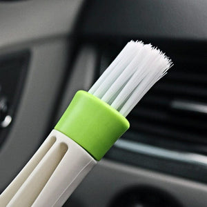 Planet Gates 2-in-1 Air Conditioning Outlet Vent Brush Internal Cleaning Tools Interior Multi-purpose Dust Cleaner For Car