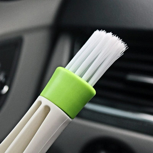 Planet Gates 2-in-1 Air Conditioning Outlet Vent Brush Internal Cleaning Tools Interior Multi-purpose Dust Cleaner For Car