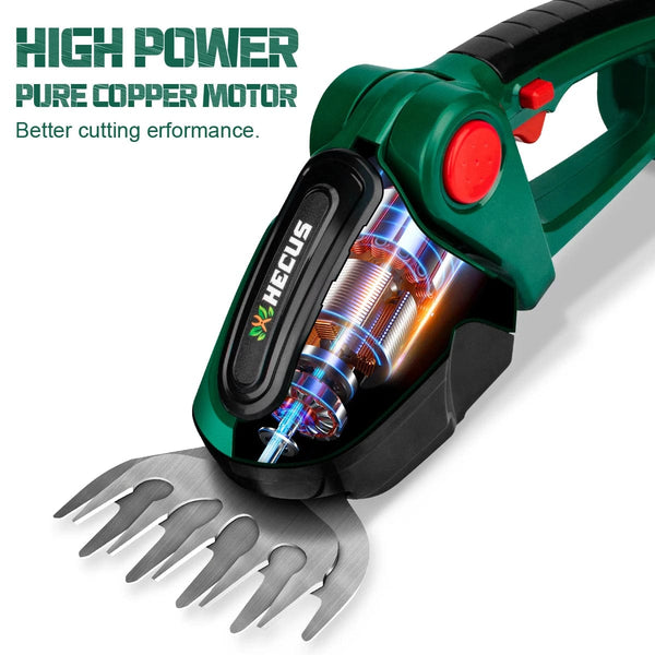 Planet Gates 2 IN 1 Cordless Electric Hedge Trimmer Lawn Mower Household Shrub Weeding Pruning Mower Garden Tools for Makita 18V Battery