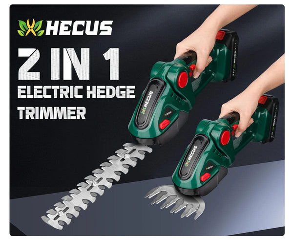 Planet Gates 2 IN 1 Cordless Electric Hedge Trimmer Lawn Mower Household Shrub Weeding Pruning Mower Garden Tools for Makita 18V Battery