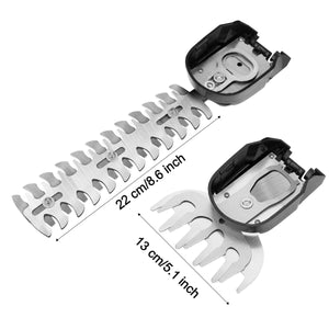 Planet Gates 2 IN 1 Cordless Electric Hedge Trimmer Lawn Mower Household Shrub Weeding Pruning Mower Garden Tools for Makita 18V Battery